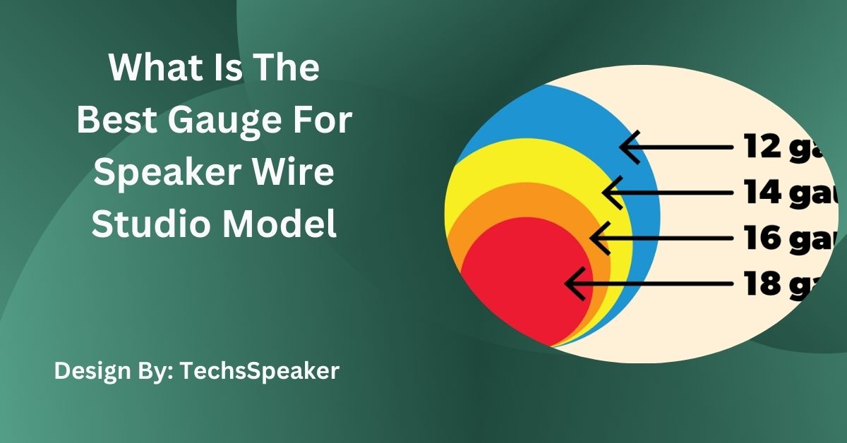 What Is The Best Gauge For Speaker Wire Studio Model